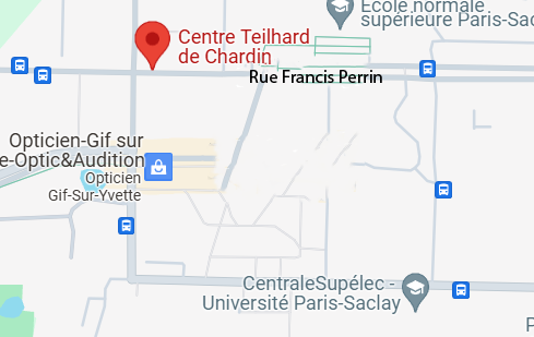 Emplacement géographique du CENTRE TEILHARD DE CHARDIN